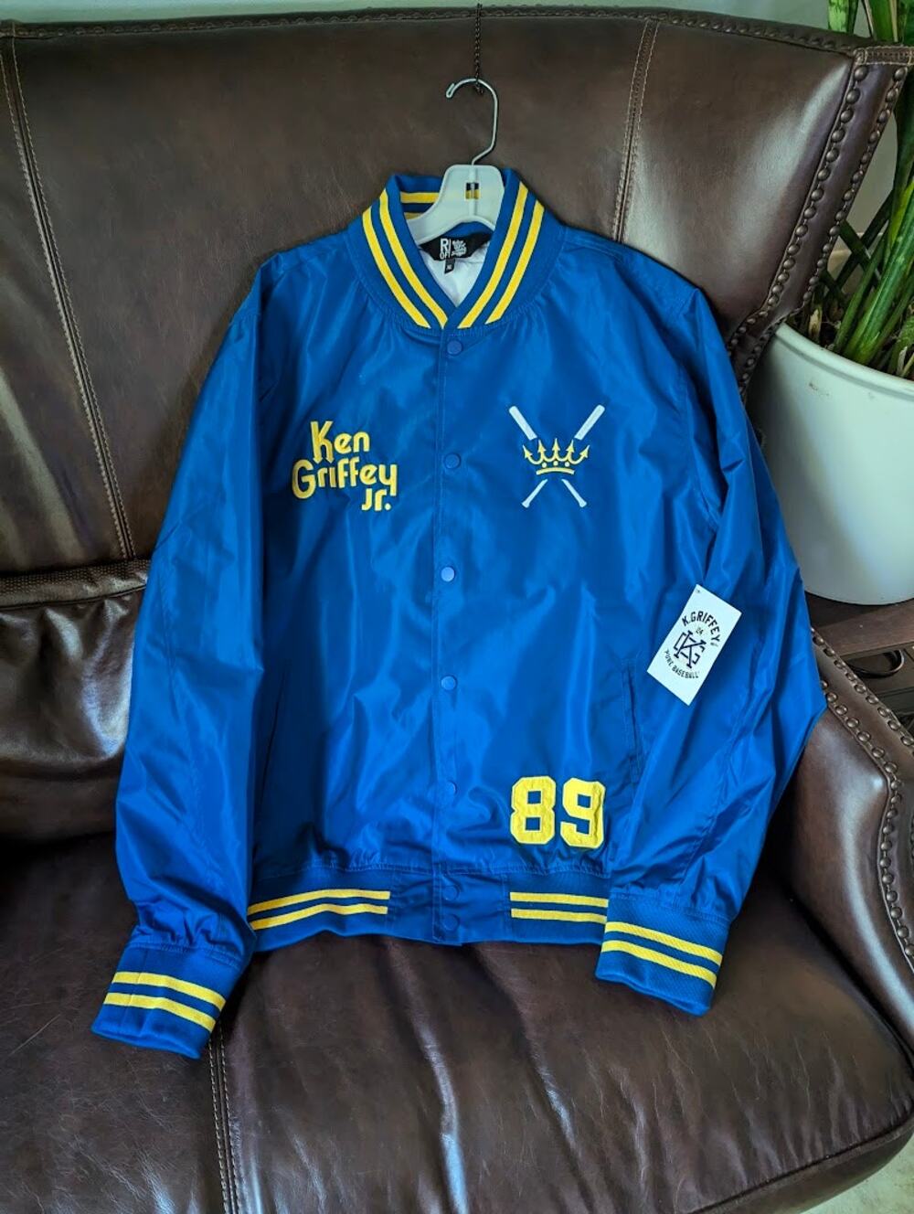 Roots of Fight Ken Griffey Jr Baseball The Kid Stadium Jacket Men’s XL